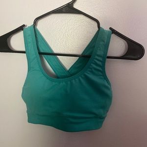 Aqua blue DSG sports bra